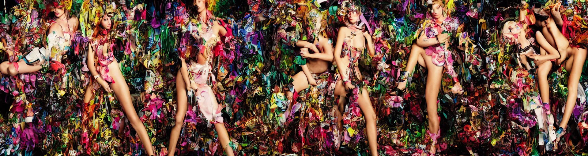 Prompt: fashion editorial by David Lachapelle. highly detailed. 8k. depth of field. photography