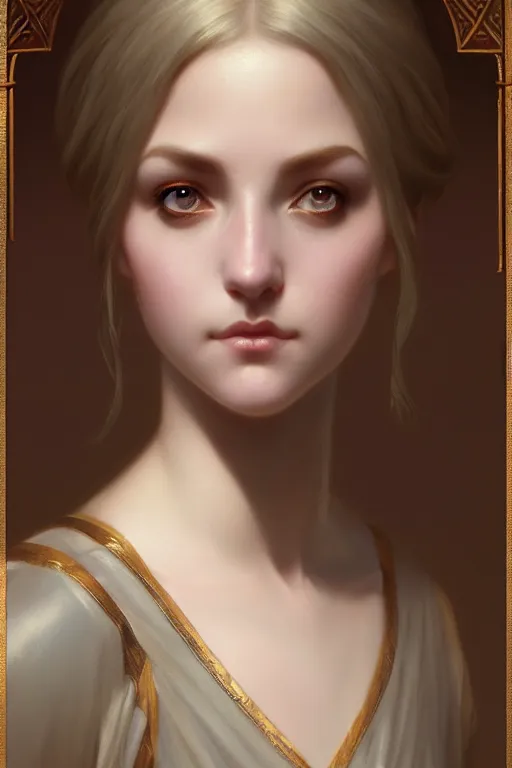 Prompt: a portrait of a Fey, illustration, soft lighting, soft details, painting oil on canvas by Edmund Blair Leighton and Charlie Bowater octane render trending on artstation d&d characters, 4k, 8k, HD