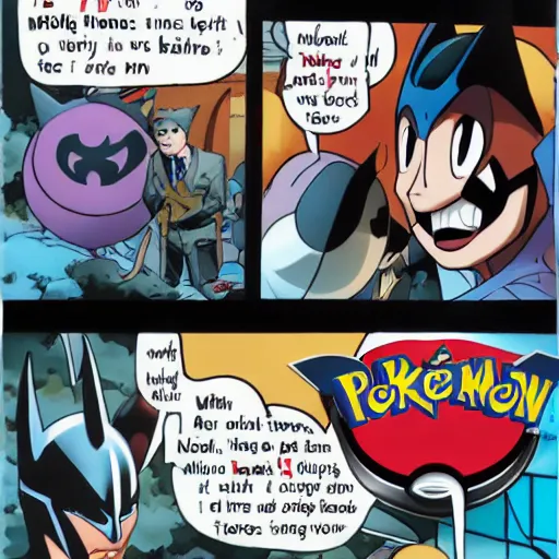 Image similar to batman being caught as a pokemon in a pokeball