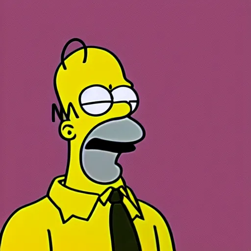 Image similar to Homer Simpson as a character In pulp fiction