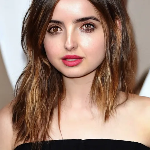 Prompt: photo of ana de armas, conehead