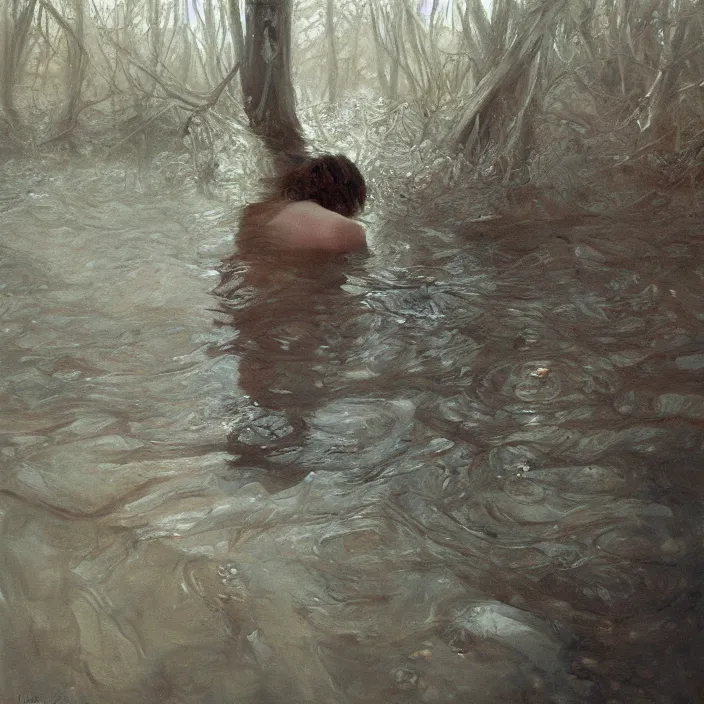 Prompt: a painting by alyssa monks