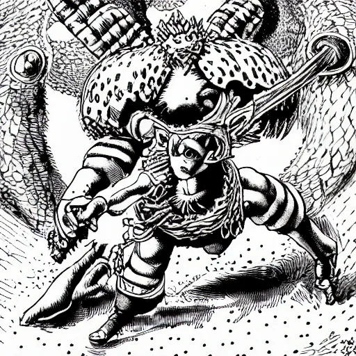 Image similar to Puck by Kentaro Miura