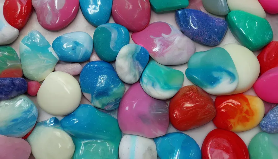 Image similar to cheery, car, dolphin, marble, candy 8 k