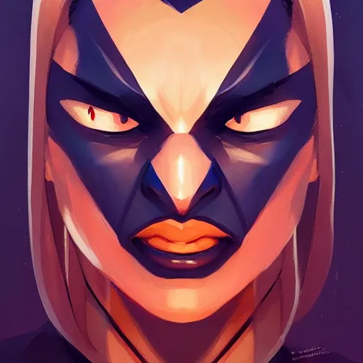 Image similar to face icon stylized minimalist x - men, loftis, cory behance hd by jesper ejsing, by rhads, makoto shinkai and lois van baarle, ilya kuvshinov, rossdraws global illumination