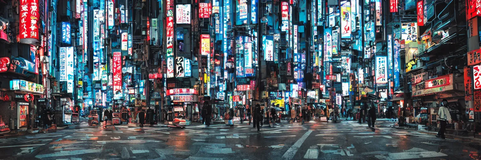 Prompt: cyberpunk street japan
