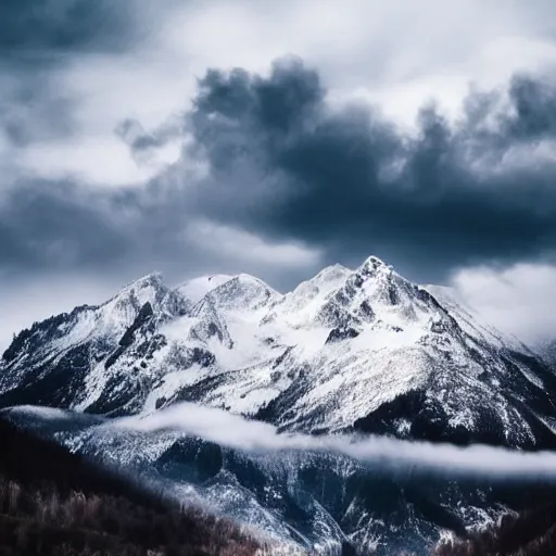Prompt: beautiful mountains, award winning landscape photography
