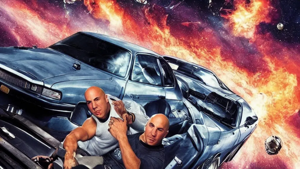 Image similar to Dominic Toretto in space