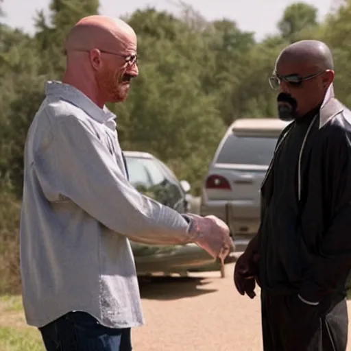 Image similar to walter white meets walter black, his african american version