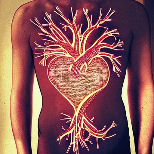 Image similar to “anatomic heart on fire”