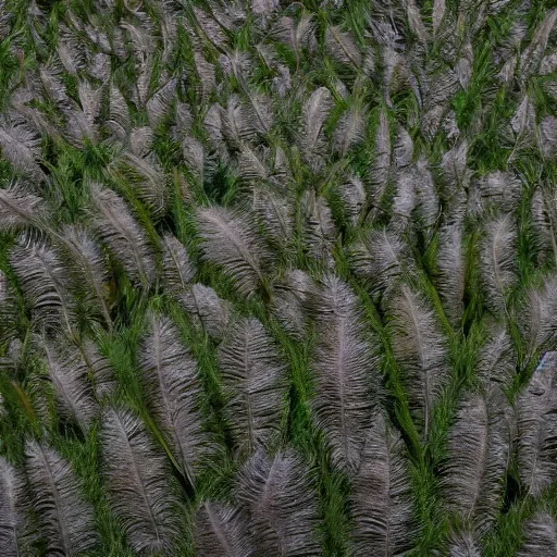 Image similar to the hidden forces can't help but hint that aberrant patterning, unfurling wickedly in the mist, gives us a fledgling hope of downy feathers, antlered feathers, and the nearest exit may be behind you. a gardenly flight to the stars in BROAD DAYLIGHT