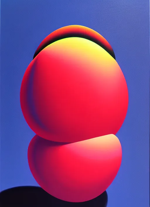 Image similar to inflated phone by shusei nagaoka, airbrush on canvas, pastell colours, cell shaded, 8 k