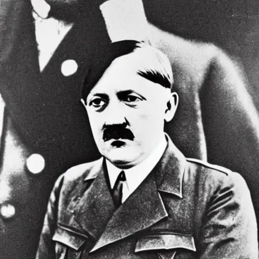 Image similar to adolf hitler dressed for marrying