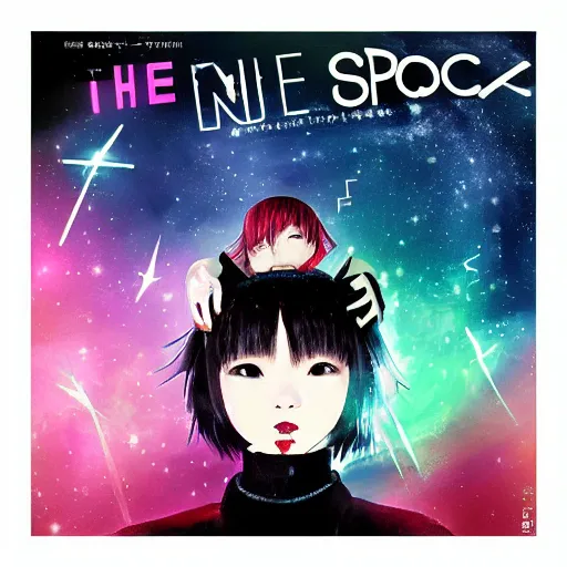 Image similar to the end of space, j - pop album cover art by minami
