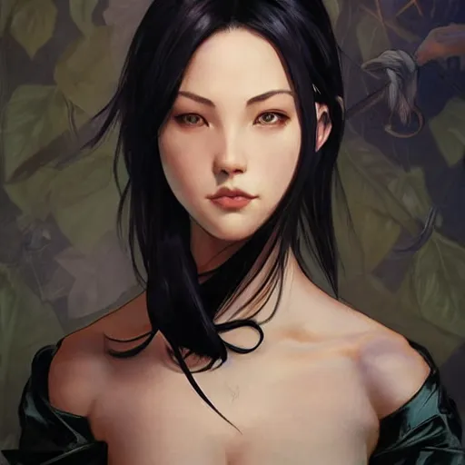 Prompt: cassandra cain in satin, sleeping in the bedroom at a sleepover, beautiful face!!!!, 2 7 years old, cg animation, lifelike, animated, realistic, character select portrait, by artgerm, greg rutkowski, alphonse mucha, 3 d