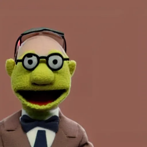 Image similar to walter white as a muppet