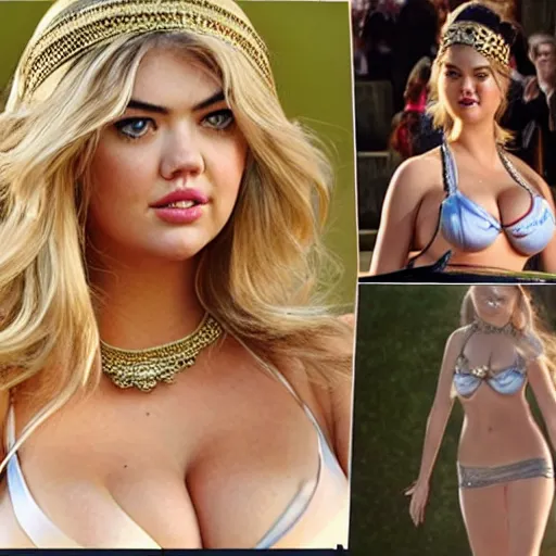 Image similar to Kate Upton as a Greek goddesses