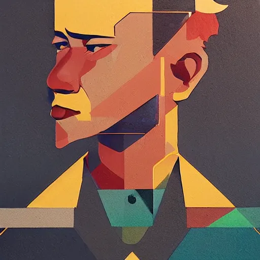 Prompt: Supreme x Sifu Yang Profile Picture by Sachin Teng, asymmetrical, Organic Painting , Matte Painting, geometric shapes, hard edges, graffiti, street art,:2 by Sachin Teng:4