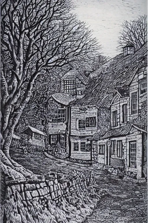 Image similar to wood engraving by sue scullard