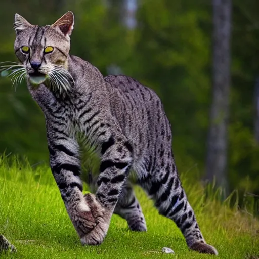 Image similar to wild giant saber cat nature photography hd