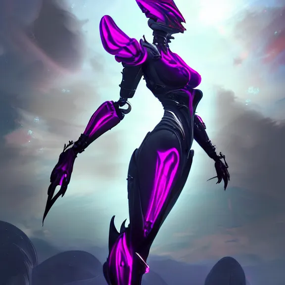 Prompt: highly detailed giantess shot exquisite warframe fanart, looking up at a giant 500 foot tall beautiful stunning saryn prime female warframe, as a stunning anthropomorphic robot female dragon, looming over you, posing elegantly, dancing over you, your view between the legs, white sleek armor with glowing fuchsia accents, proportionally accurate, anatomically correct, sharp robot dragon claws for hands and feet, two arms, two legs, camera close to the legs and feet, giantess shot, upward shot, ground view shot, leg and thigh shot, epic low shot, high quality, captura, sci-fi, realistic, professional digital art, high end digital art, furry art, macro art, giantess art, anthro art, DeviantArt, artstation, Furaffinity, 3D realism, 8k HD octane render, epic lighting, depth of field