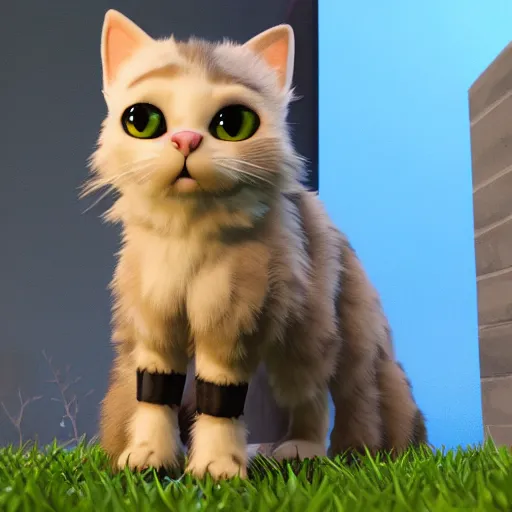 Image similar to cat character in unreal engine 5