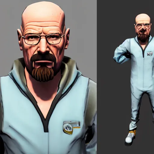 Image similar to walter white fortnite skin