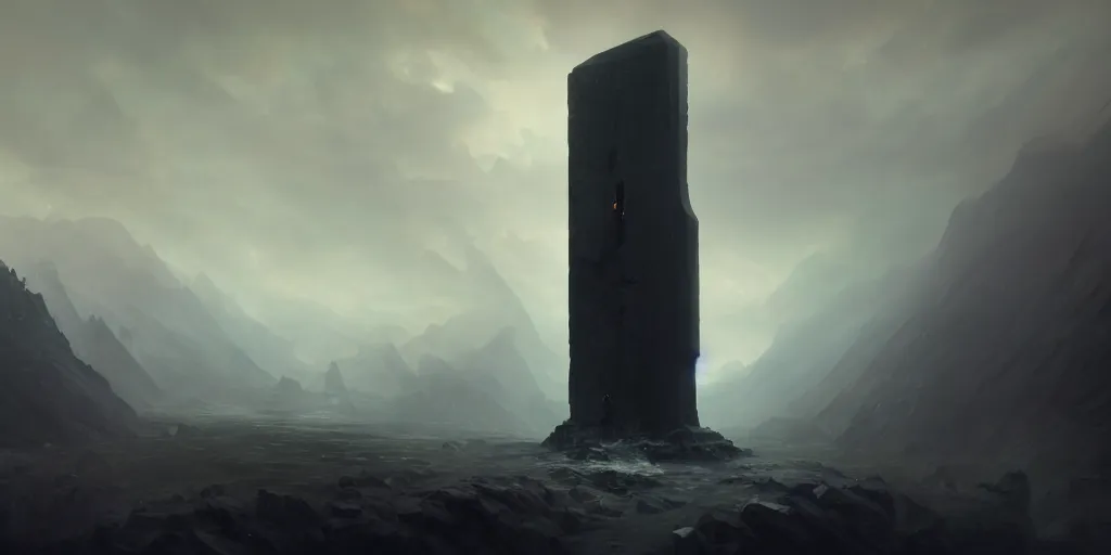 Prompt: the black monolith standing in the middle of world war 1, extremely detailed digital painting, in the style of fenghua zhong and ruan jia and jeremy lipking and peter mohrbacher, mystical colors, rim light, beautiful lighting, 8 k, stunning scene, raytracing, octane, trending on artstation