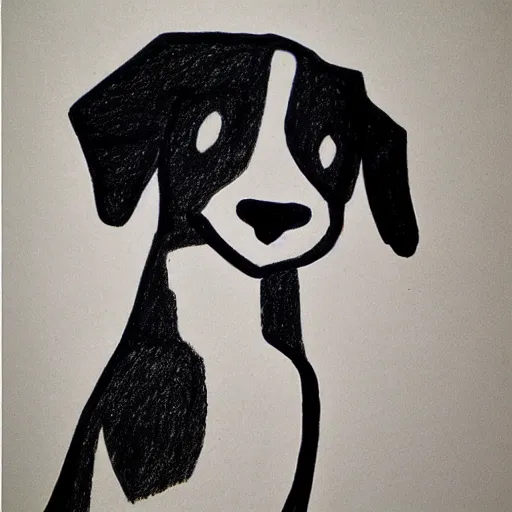 Image similar to a drawing of a dog by marjane satrapi