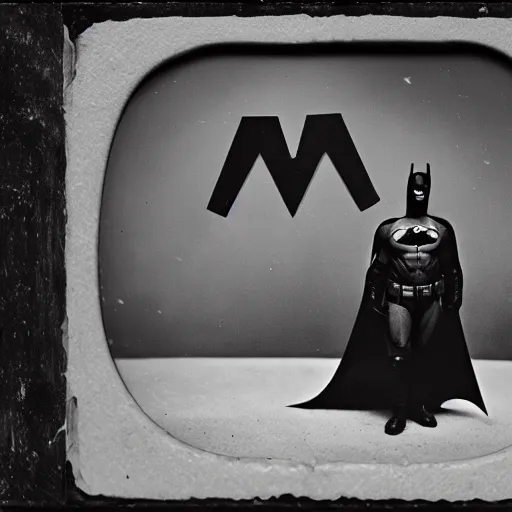 Image similar to Batman tintype photo