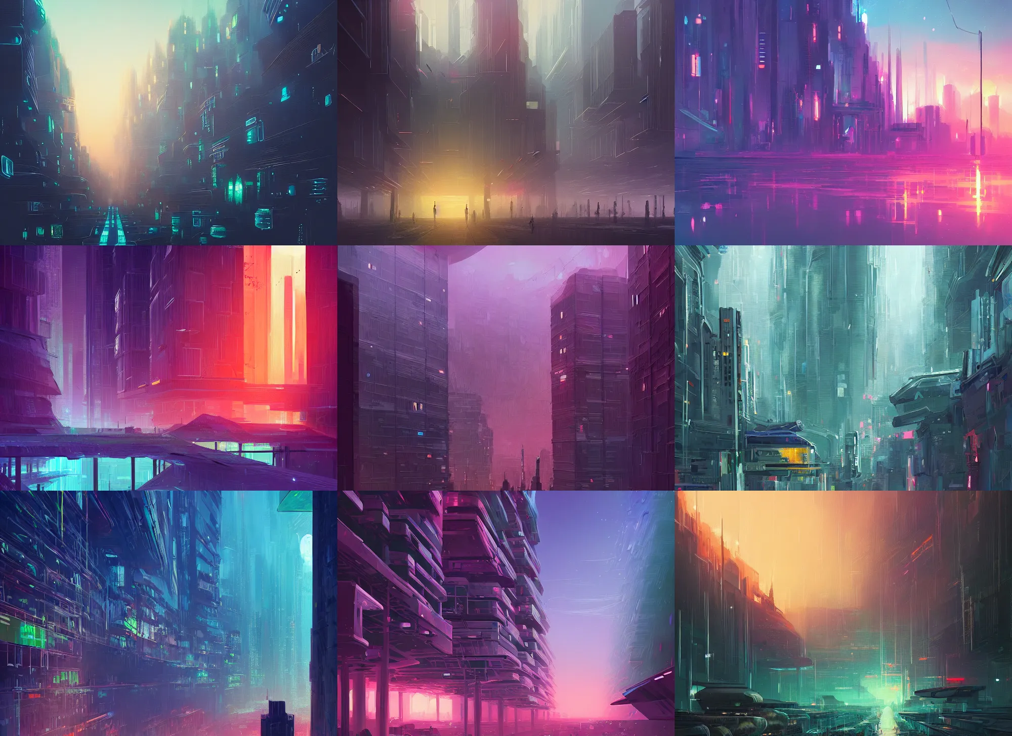 Prompt: A professional digital painting of a far-future organic city, by Alena Aenami, trending on Artstation, oppressive atmosphere