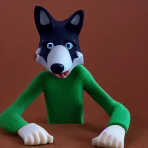 Prompt: fox as claymation