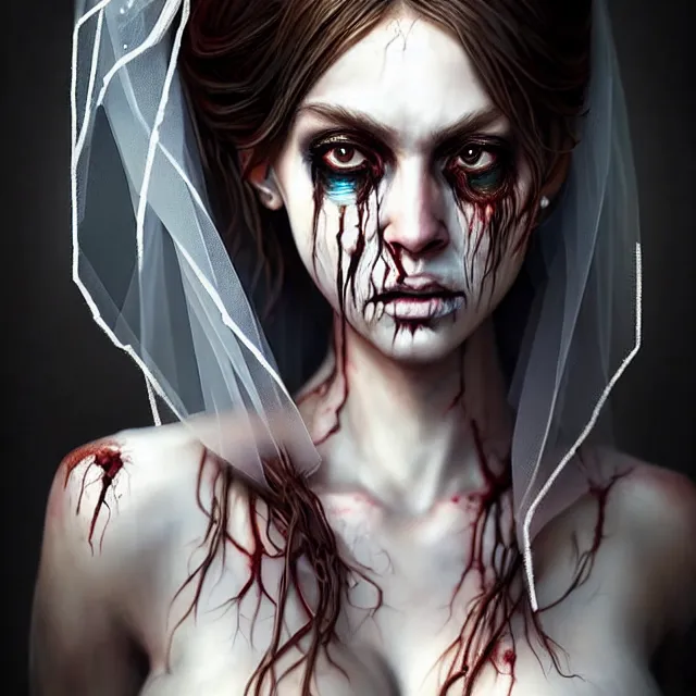 Prompt: epic professional digital art clothed portrait of🧟‍♀️👰‍♀️👰‍♀️👰‍♀️🥰,best on artstation, cgsociety, wlop, Behance, pixiv, astonishing, impressive, outstanding, epic, cinematic, stunning, gorgeous, concept artwork, much detail, much wow, masterpiece.