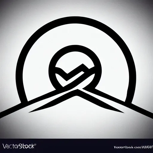 Image similar to logo for an optimist designer, icon, vector