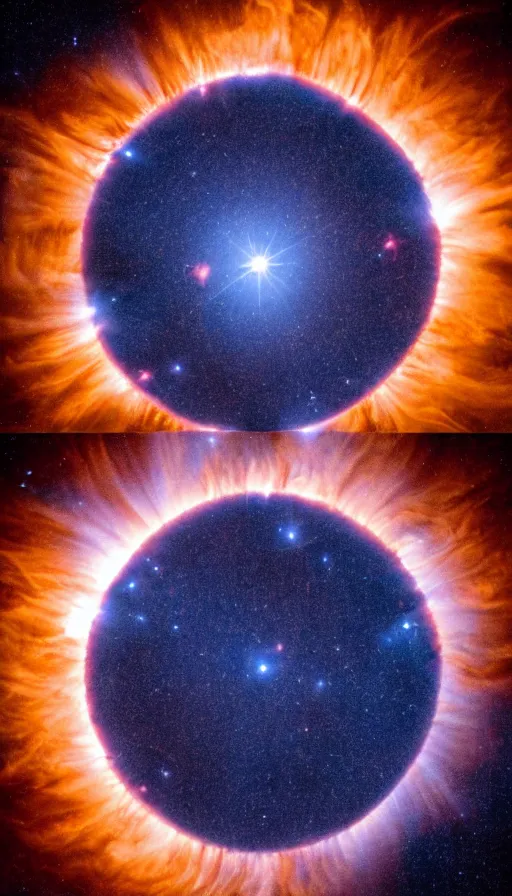 Image similar to photograph of a sun going super nova, 8k, incredible detail,