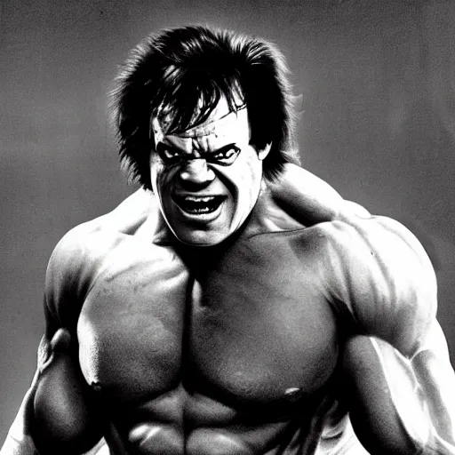 Prompt: jack Nicholson as Hulk