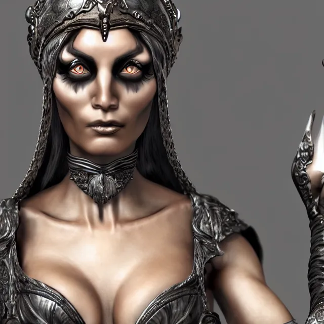 Image similar to perfectly centered close up portrait of goddess of death, perfect human female specimen, candid photography, by anne stokes and todd mcfarlane, updo, highly detailed, unreal engine 5