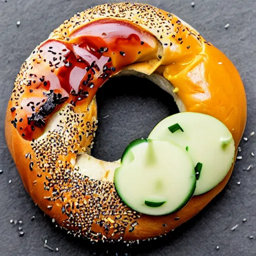 Image similar to everything on a bagel