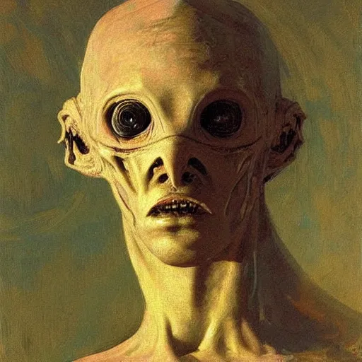 Image similar to alien by ilya repin