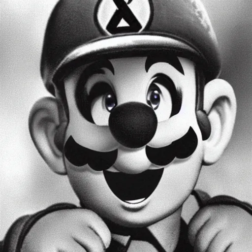 Image similar to super Mario nazi Germany