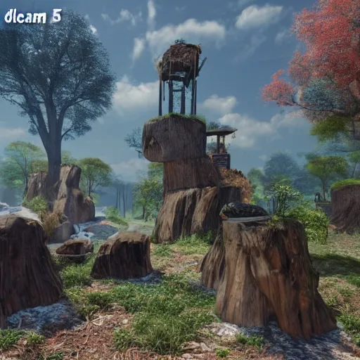 Image similar to a child's pleasant dream, unreal engine 5, dreamlike,