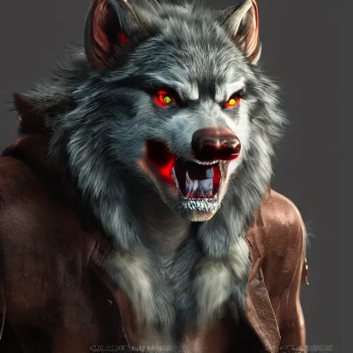 Image similar to cute handsome werewolf from van helsing unreal engine hyperreallistic render 8k character concept art masterpiece