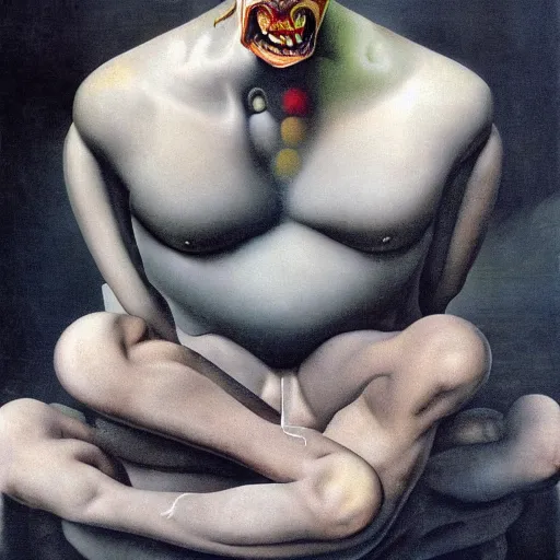 Prompt: the embodiment of pain, by Salvador Dali