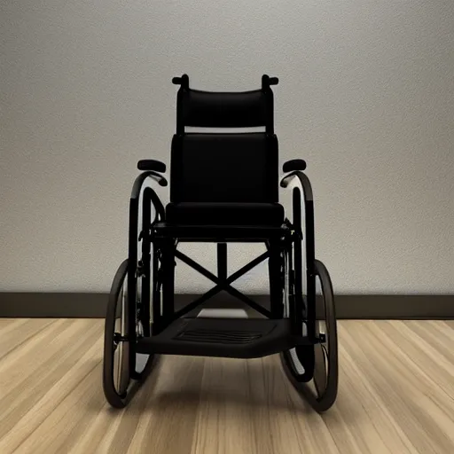 Image similar to inspirational upstanding wheelchair, beautiful octane lighting, hyper realistic, photo realistic