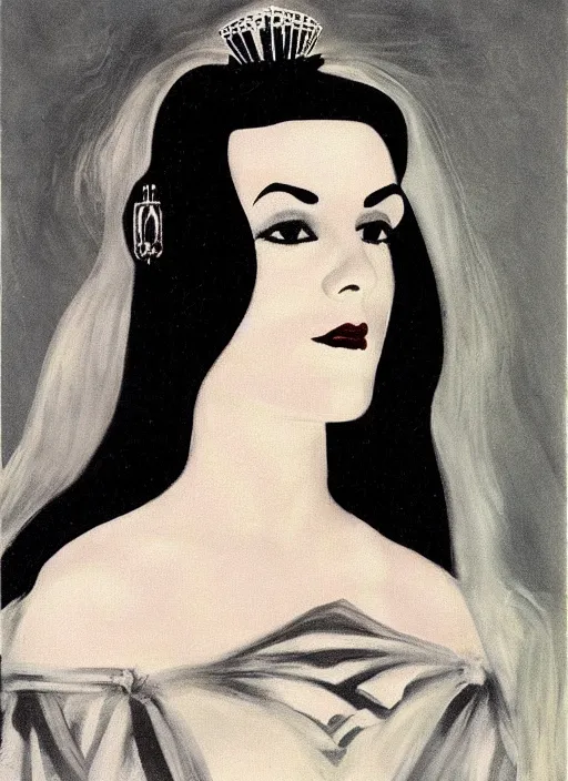 Prompt: ( ( gothic # ) ) princess portrait *. *. by alvar aalto * *, highly detailded