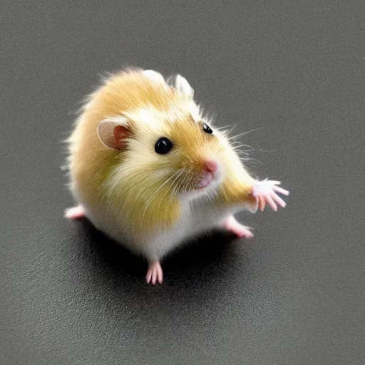 Image similar to hamster with hairy spider legs, creepy, detailed, photograph, realistic, 85mm