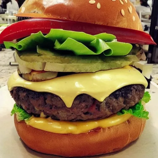 Image similar to the worlds largest burger