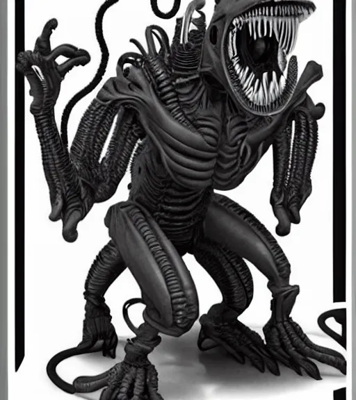 Image similar to alf - xenomorph