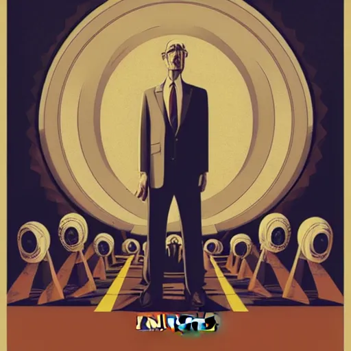 Image similar to the rise of a bizarre government, by jeffrey smith, tim biskup, behance contest winner, wallpaper, digital illustration