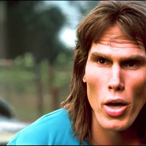 Image similar to Live Action Still of Jerma in Fast Times at Ridgemont High, real life, hyperrealistic, ultra realistic, realistic, highly detailed, epic, HD quality, 8k resolution, body and headshot, film still